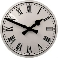 Altrincham Outdoor Clock Service white dial