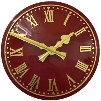 Altrincham Outdoor Clock Service red dial
